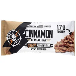 Battle Bars Crispy Protein Bar Cinnamon Cereal Bar 2.12 oz
