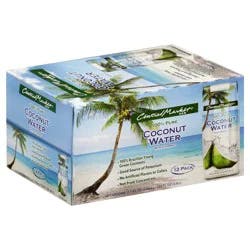 Central Market 100% Pure Coconut Water 12 pk Cartons