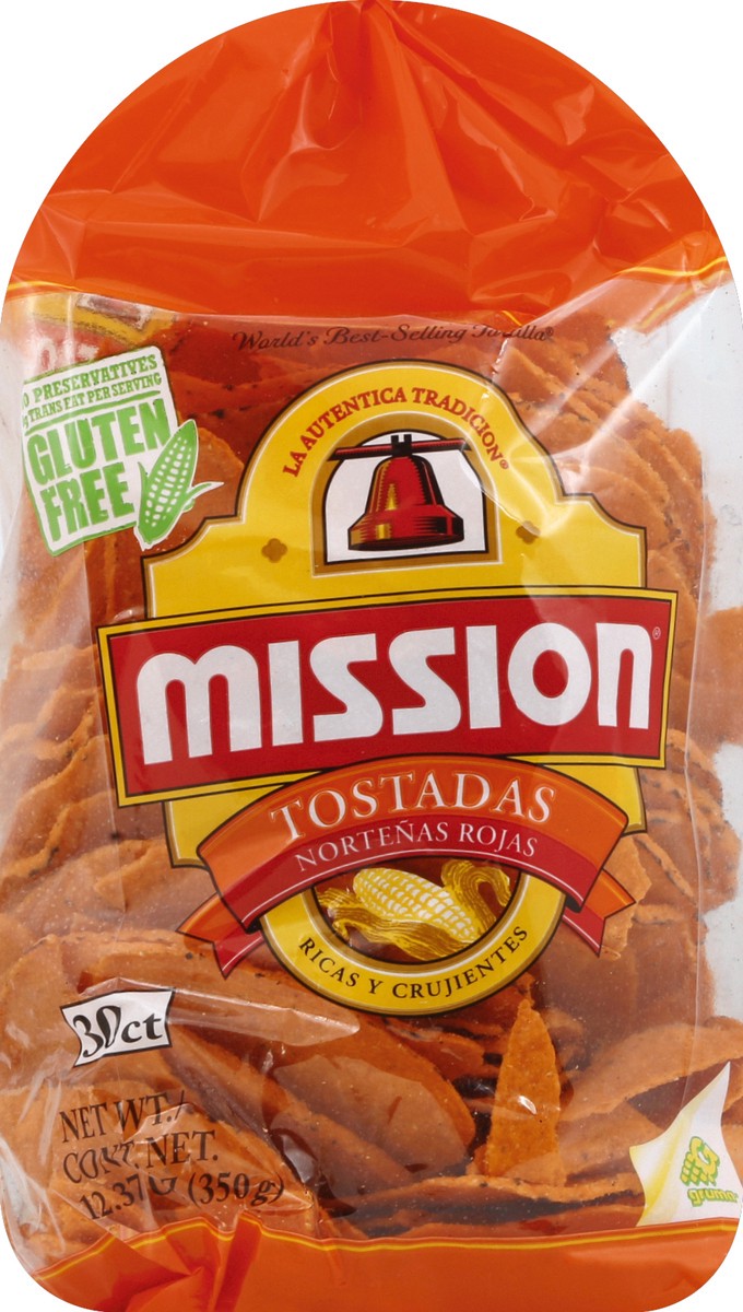 slide 2 of 6, Mission Tostadas 30 ea, 30 ct