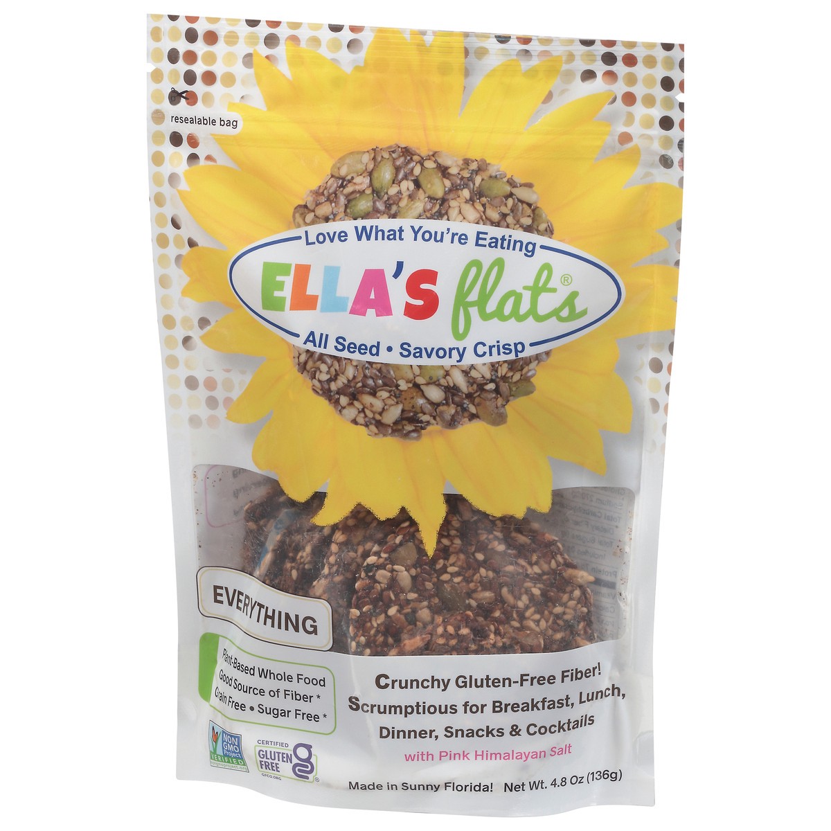 slide 6 of 9, Ella's Flats All Seed Everything Savory Crisp 4.8 oz, 4.8 oz
