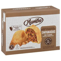 Mambo Beef Turnovers Empanadas - 4 Turnovers