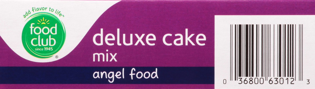 slide 13 of 14, Food Club Fat Free Angel Food Deluxe Cake Mix 16 oz, 16 oz