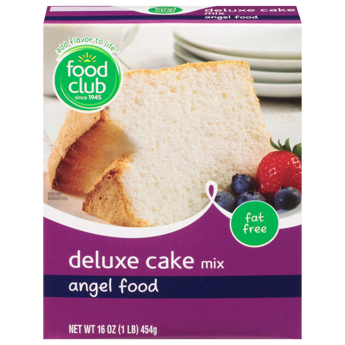 slide 8 of 14, Food Club Fat Free Angel Food Deluxe Cake Mix 16 oz, 16 oz