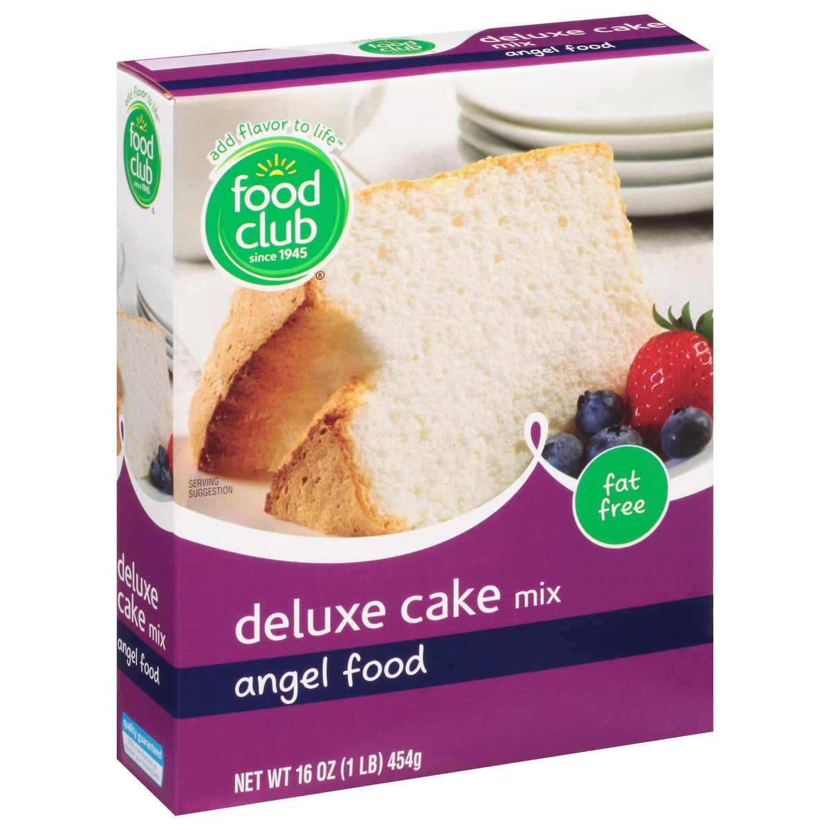 slide 7 of 14, Food Club Fat Free Angel Food Deluxe Cake Mix 16 oz, 16 oz