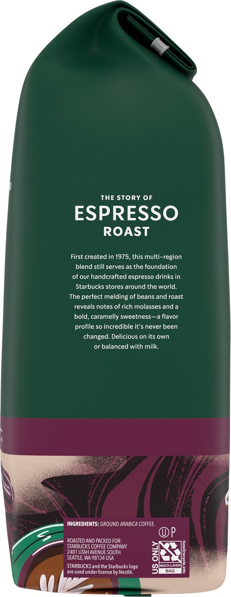 slide 3 of 13, Starbucks Espresso Roast Ground, 28 oz