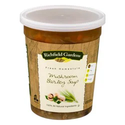 Richfield Gardens Soup Mushroom Barley - 32 Oz