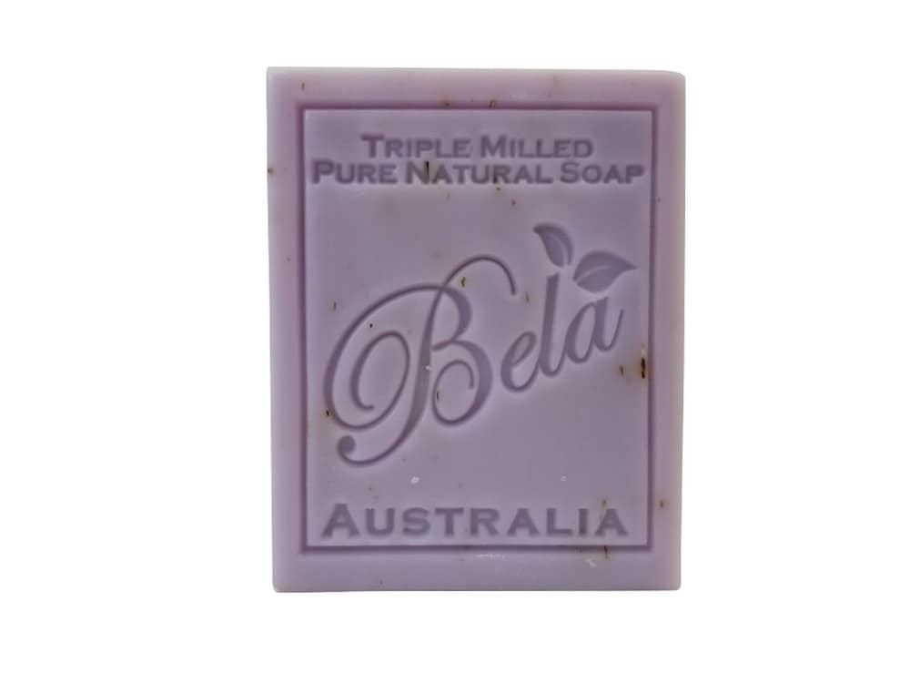 slide 1 of 4, Bela Natrl Soap Lav &Flowers W/Sheab, 3.4 oz