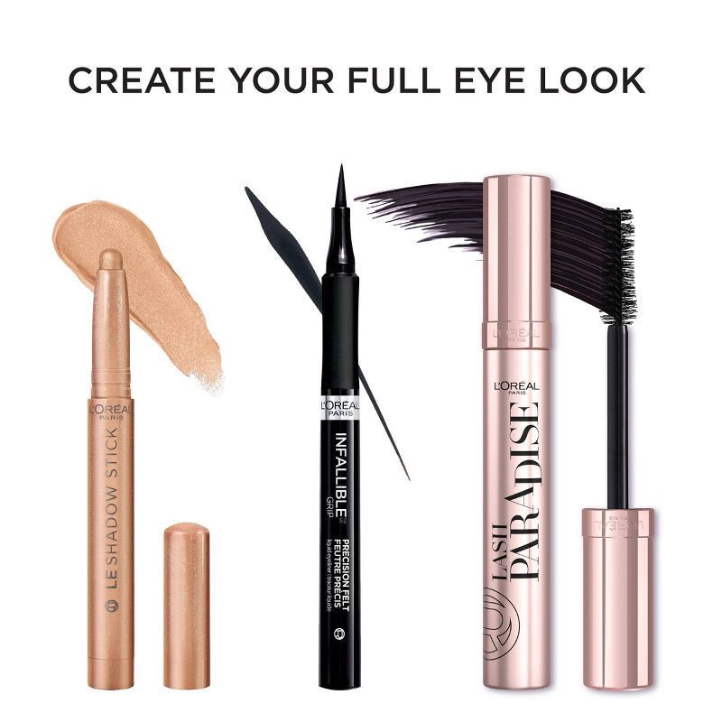 slide 6 of 9, L'Oreal Paris Le Shadow Stick Blendable Cream Eyeshadow Stick - Magnetic Bronze- 0.05 oz, 0.05 oz