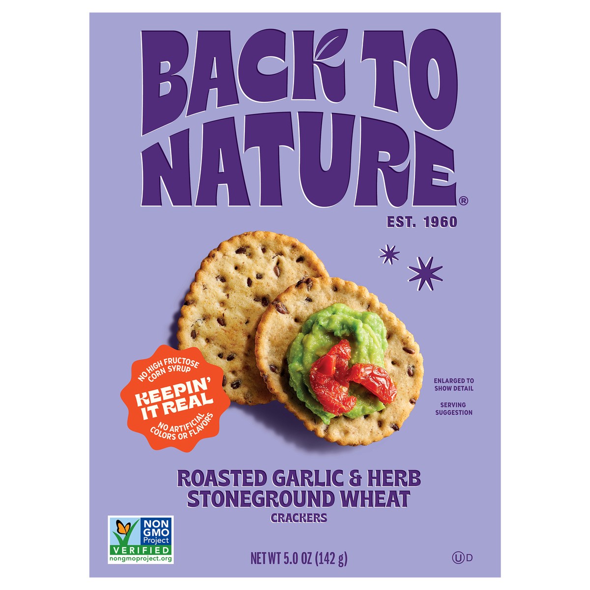 slide 7 of 12, Back to Nature Garden Veggie Sprouted Crackers, 3.5 oz