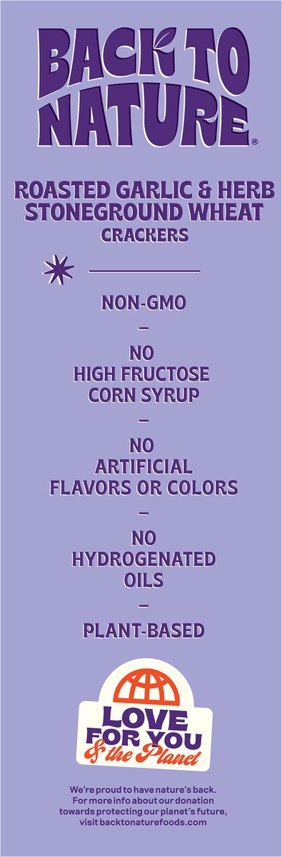 slide 8 of 12, Back to Nature Garden Veggie Sprouted Crackers, 3.5 oz