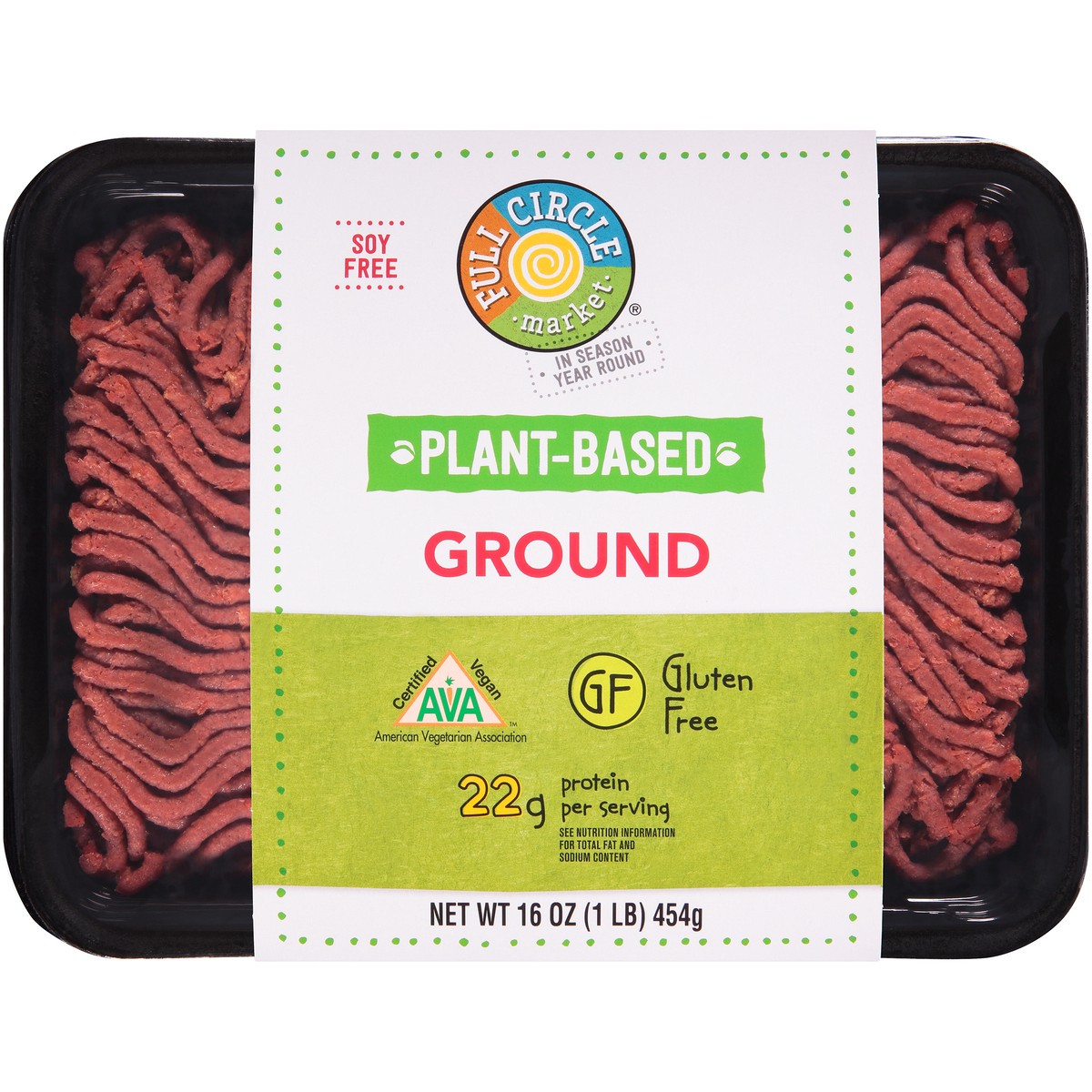 slide 1 of 14, Full Circle Market Plant-Based Ground, 16 oz
