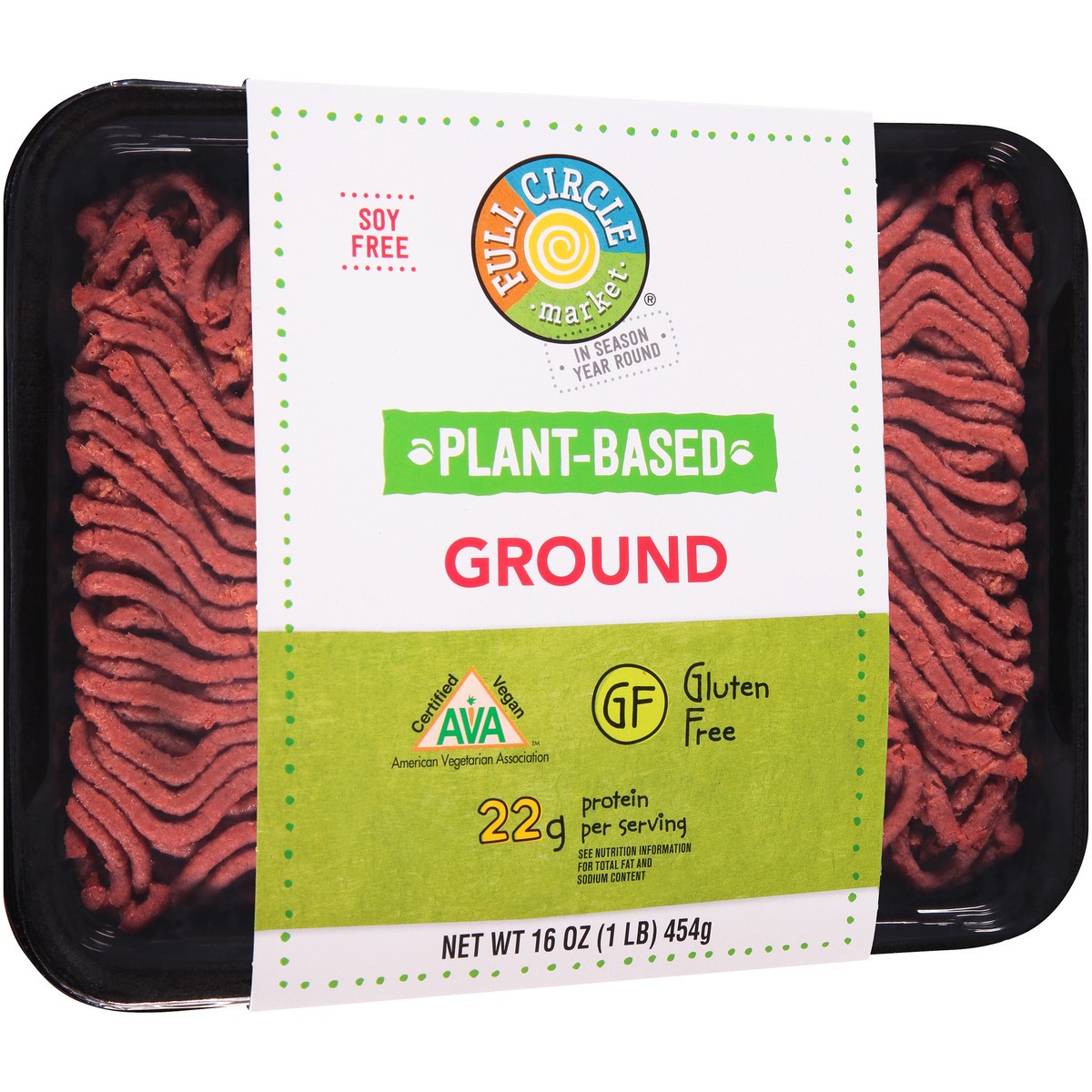 slide 2 of 14, Full Circle Market Plant-Based Ground, 16 oz