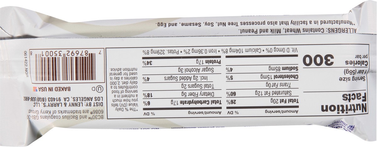 slide 7 of 9, Lenny & Larry's The Boss! Immunity Bar Crunchy Peanut Butter Cup Wafer Bar 2.05 oz, 2.05 oz