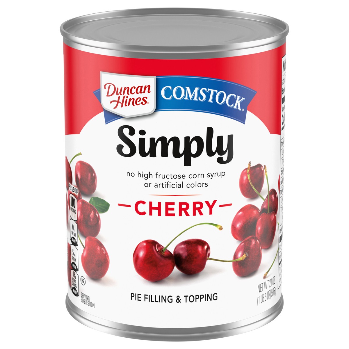 slide 1 of 5, Comstock Cherry Pie Filling and Topping, 21 oz., 21 oz