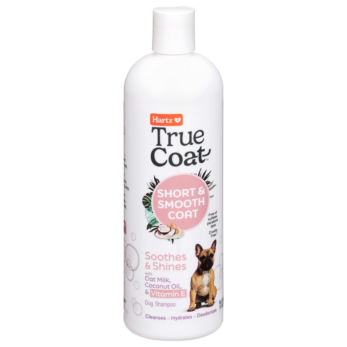 slide 5 of 12, Hartz True Coat Short & Smooth Coat Dog Shampoo 16 fl oz, 16 fl oz