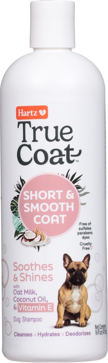 slide 11 of 12, Hartz True Coat Short & Smooth Coat Dog Shampoo 16 fl oz, 16 fl oz