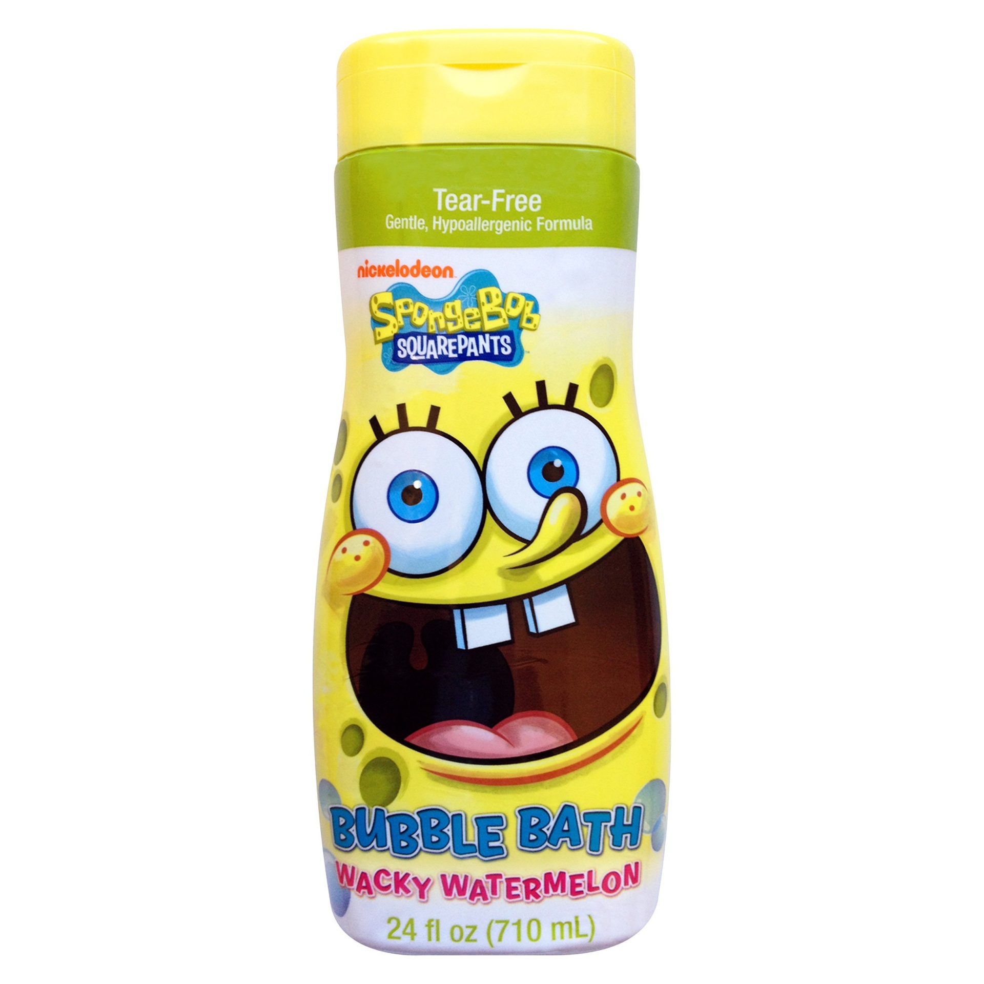 slide 1 of 3, Nickelodeon Spongebob Squarepants Wacky Watermelon Bubble Bath, 24 fl oz