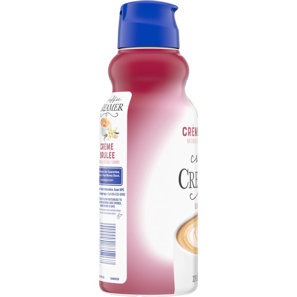 slide 3 of 7, Kroger Creme Brulee Coffee Creamer, 32 fl oz