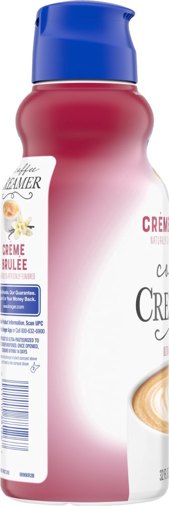 slide 4 of 7, Kroger Creme Brulee Coffee Creamer, 32 fl oz