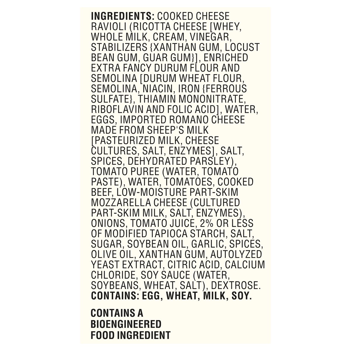 slide 12 of 15, Stouffer's Large Family Size Three Cheese Ravioli With Meat Sauce Frozen Meal, 52.88 oz