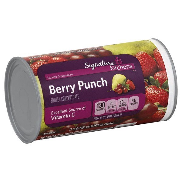 slide 1 of 1, Signature Kitchens Berry Punch Frozen Concentrate, 12 fl oz