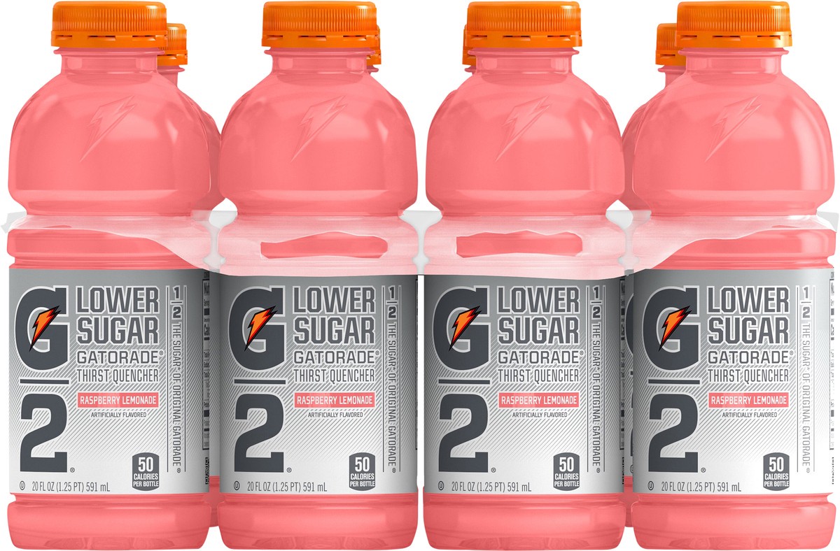 slide 5 of 6, Gatorade G2 Series Perform Low Calorie Raspberry Lemonade Sports Drink, 20 fl oz