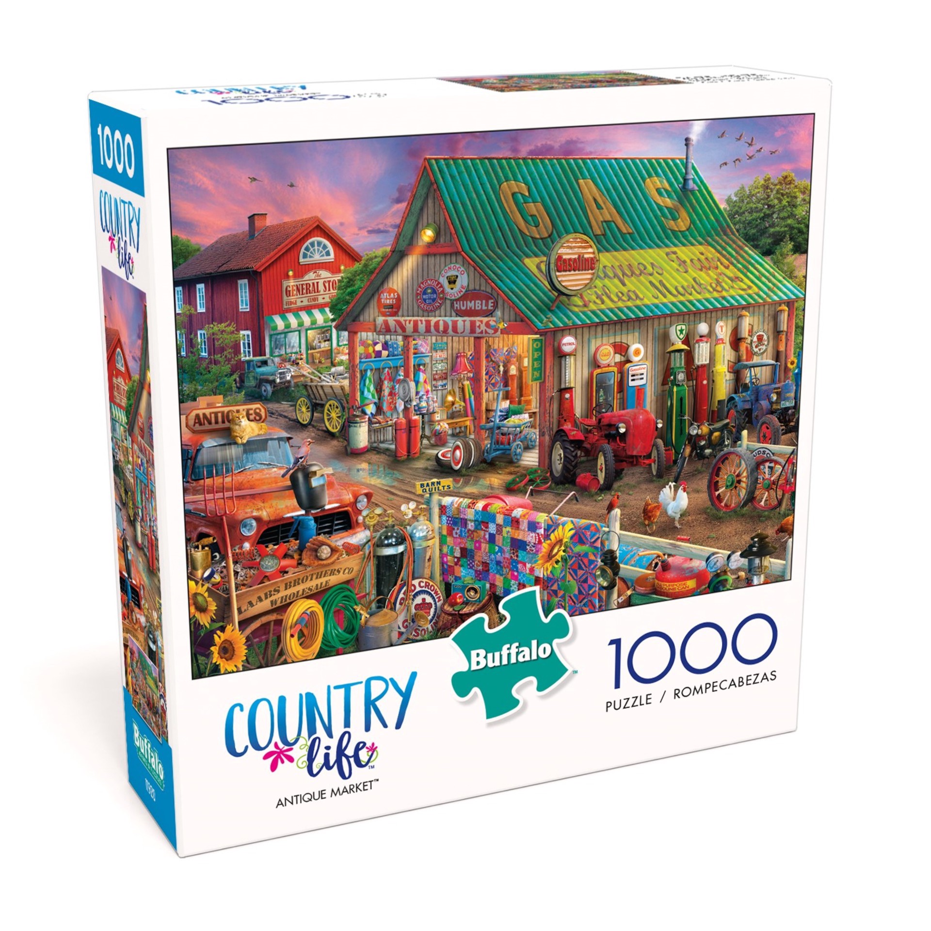 slide 3 of 18, Buffalo Games Assorted Country Life 1,000 Piece Puzzle, 000 ct