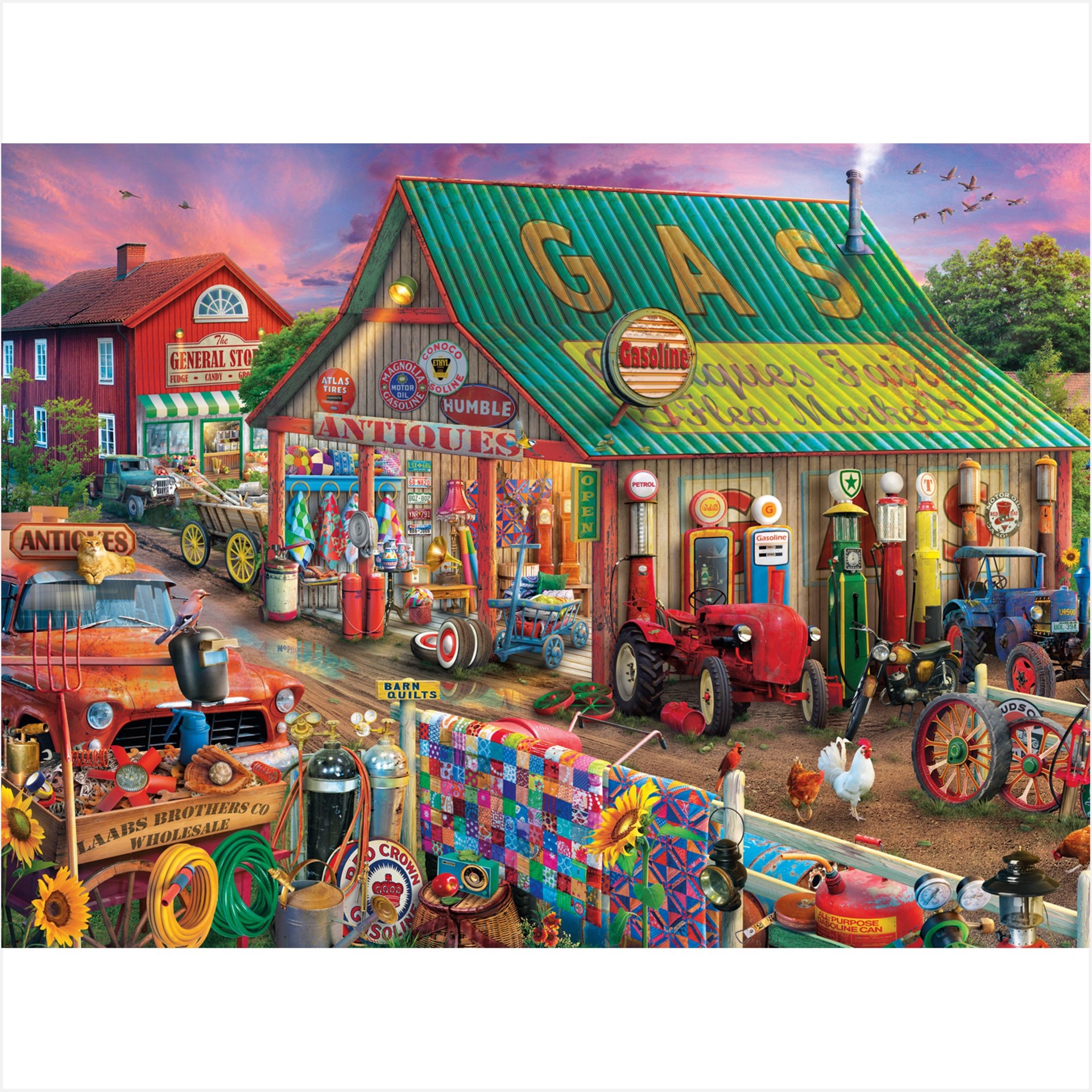 slide 16 of 18, Buffalo Games Assorted Country Life 1,000 Piece Puzzle, 000 ct