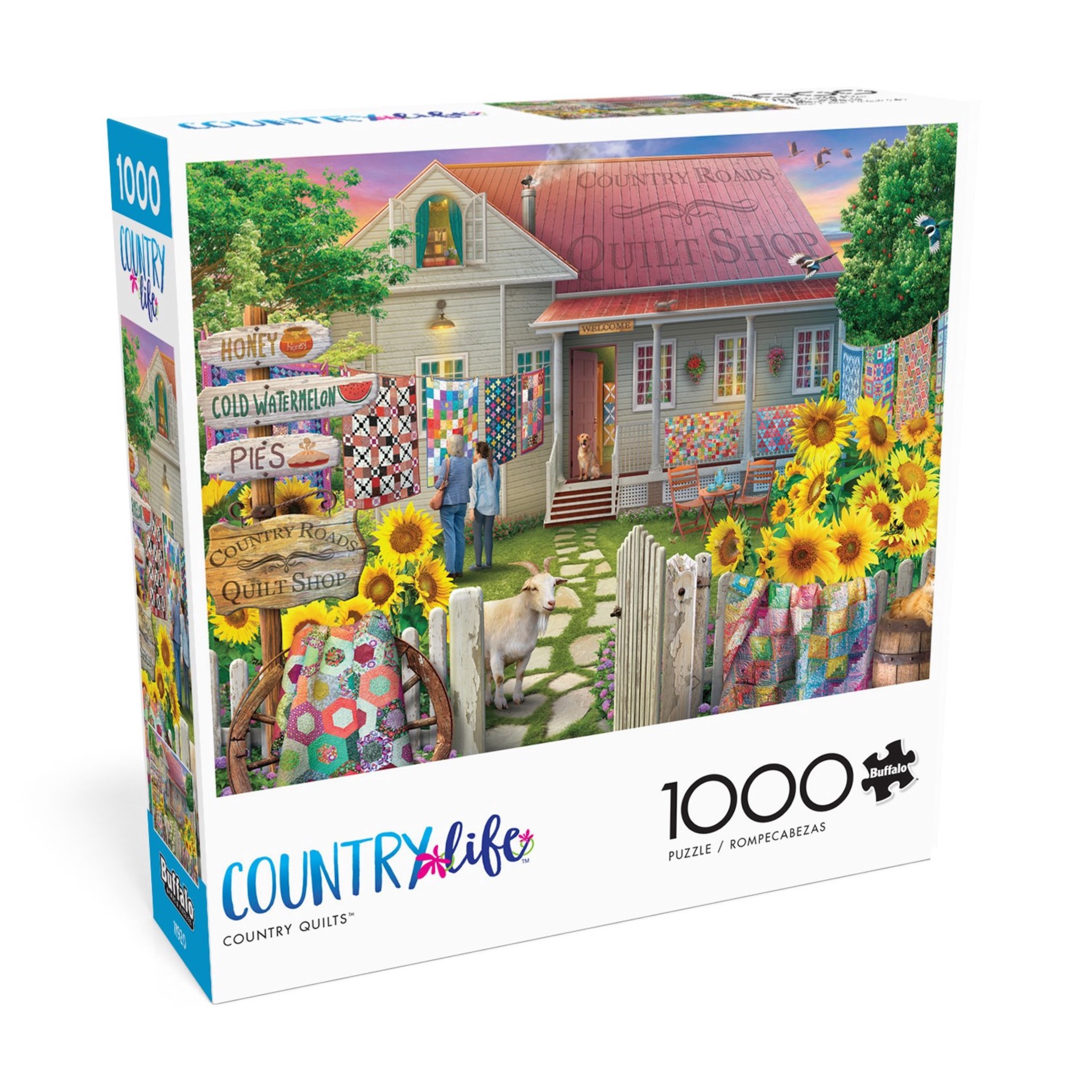 slide 4 of 18, Buffalo Games Assorted Country Life 1,000 Piece Puzzle, 000 ct