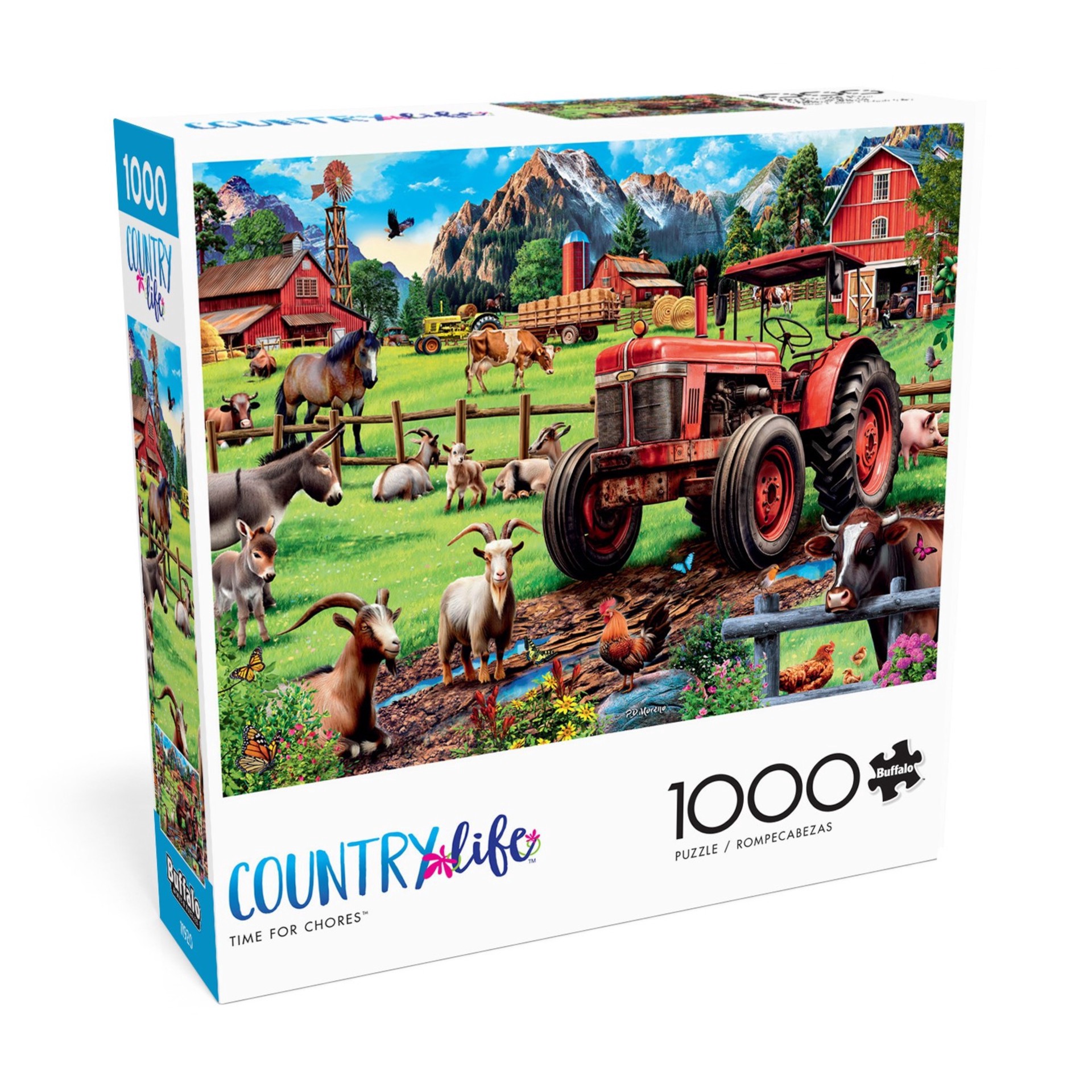 slide 6 of 18, Buffalo Games Assorted Country Life 1,000 Piece Puzzle, 000 ct