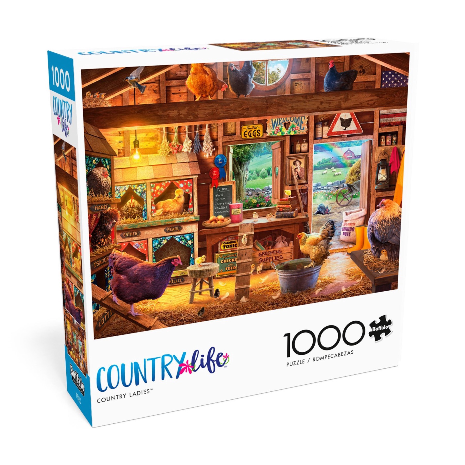 slide 12 of 18, Buffalo Games Assorted Country Life 1,000 Piece Puzzle, 000 ct