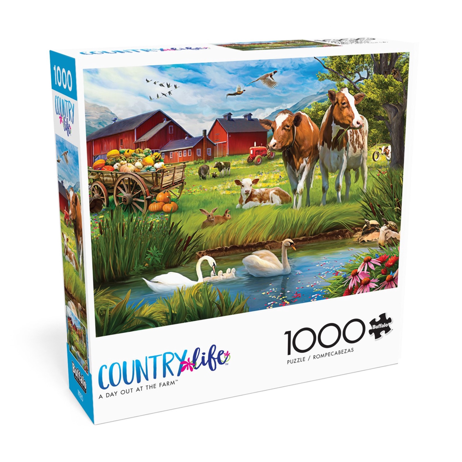 slide 10 of 18, Buffalo Games Assorted Country Life 1,000 Piece Puzzle, 000 ct