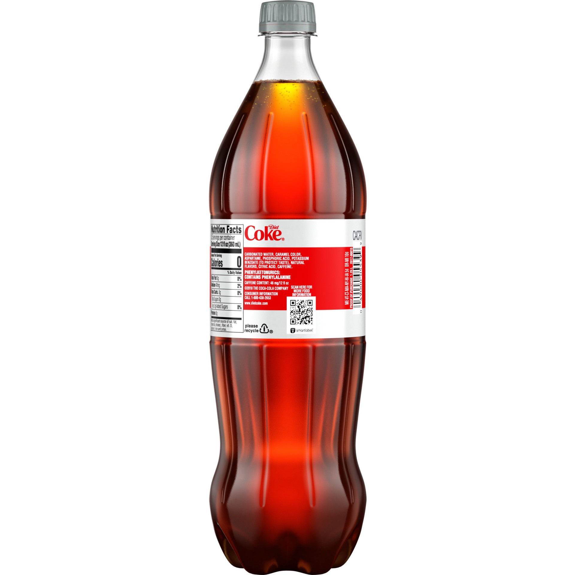 slide 10 of 15, Diet Coke Bottle, 1.25 Liters, 1 ct