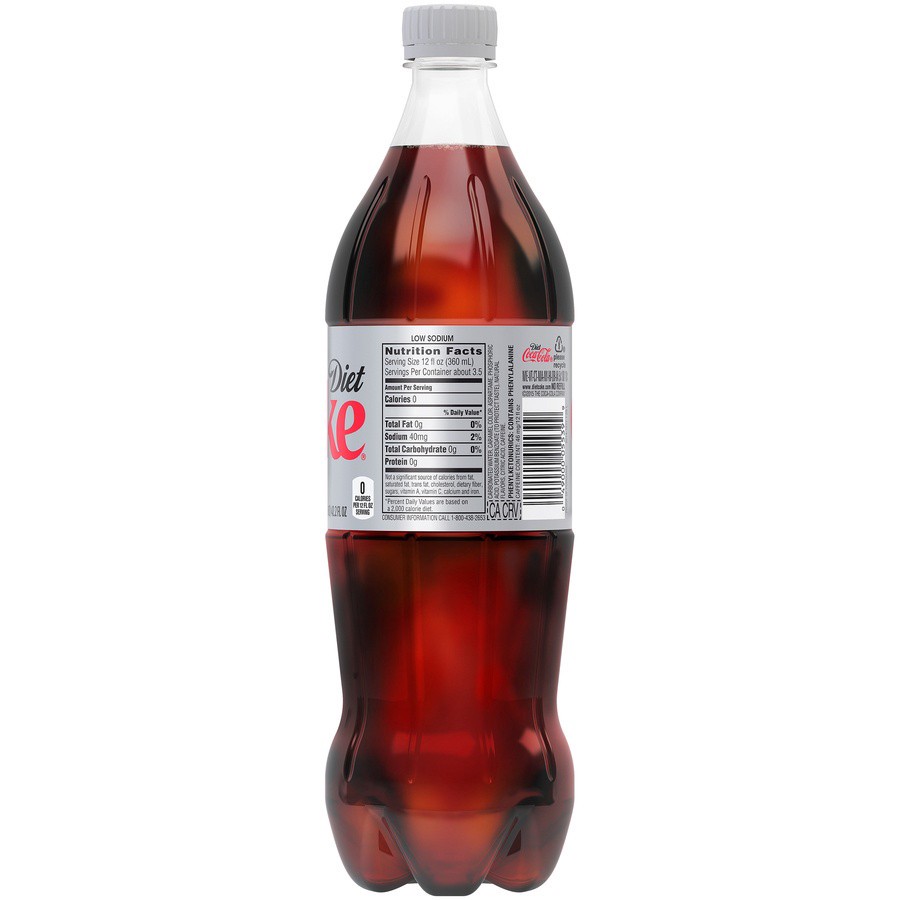 slide 6 of 15, Diet Coke Bottle, 1.25 Liters, 1 ct