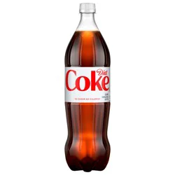 Diet Coke Soda Soft Drink, 1.25 Liters