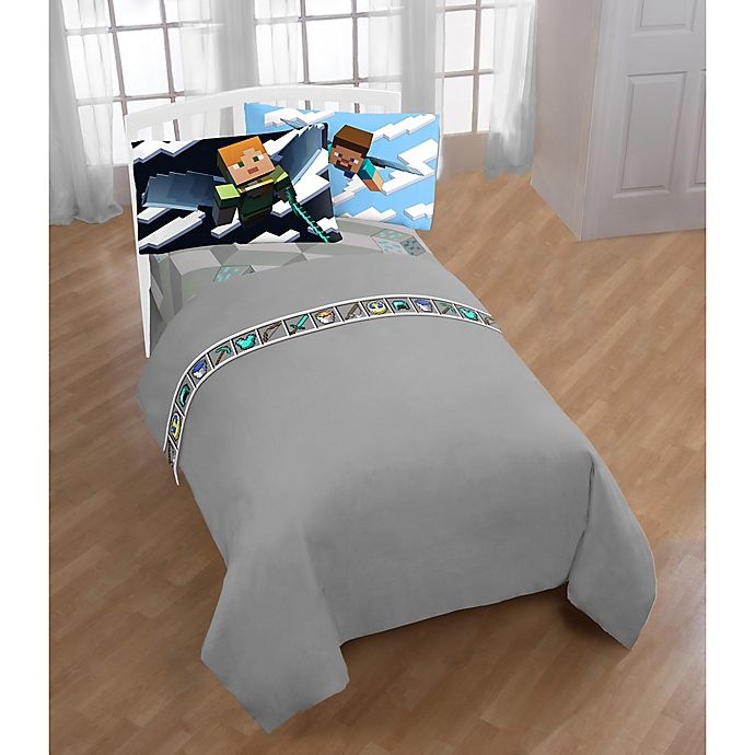 slide 1 of 1, Minecraft Full Sheet Set, 1 ct