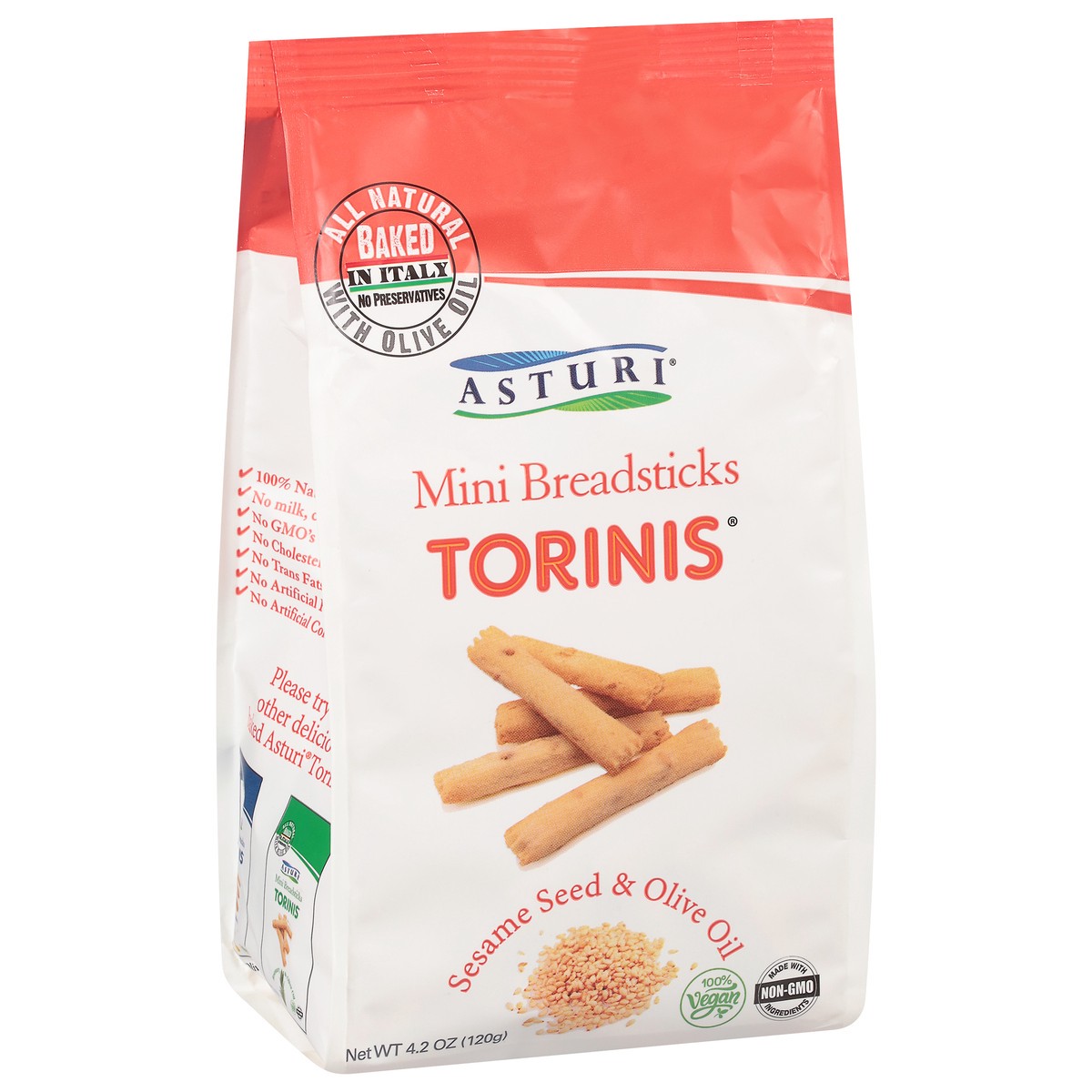 slide 2 of 11, Asturi Torinis Sesame & Olv Oil, 3.53 oz