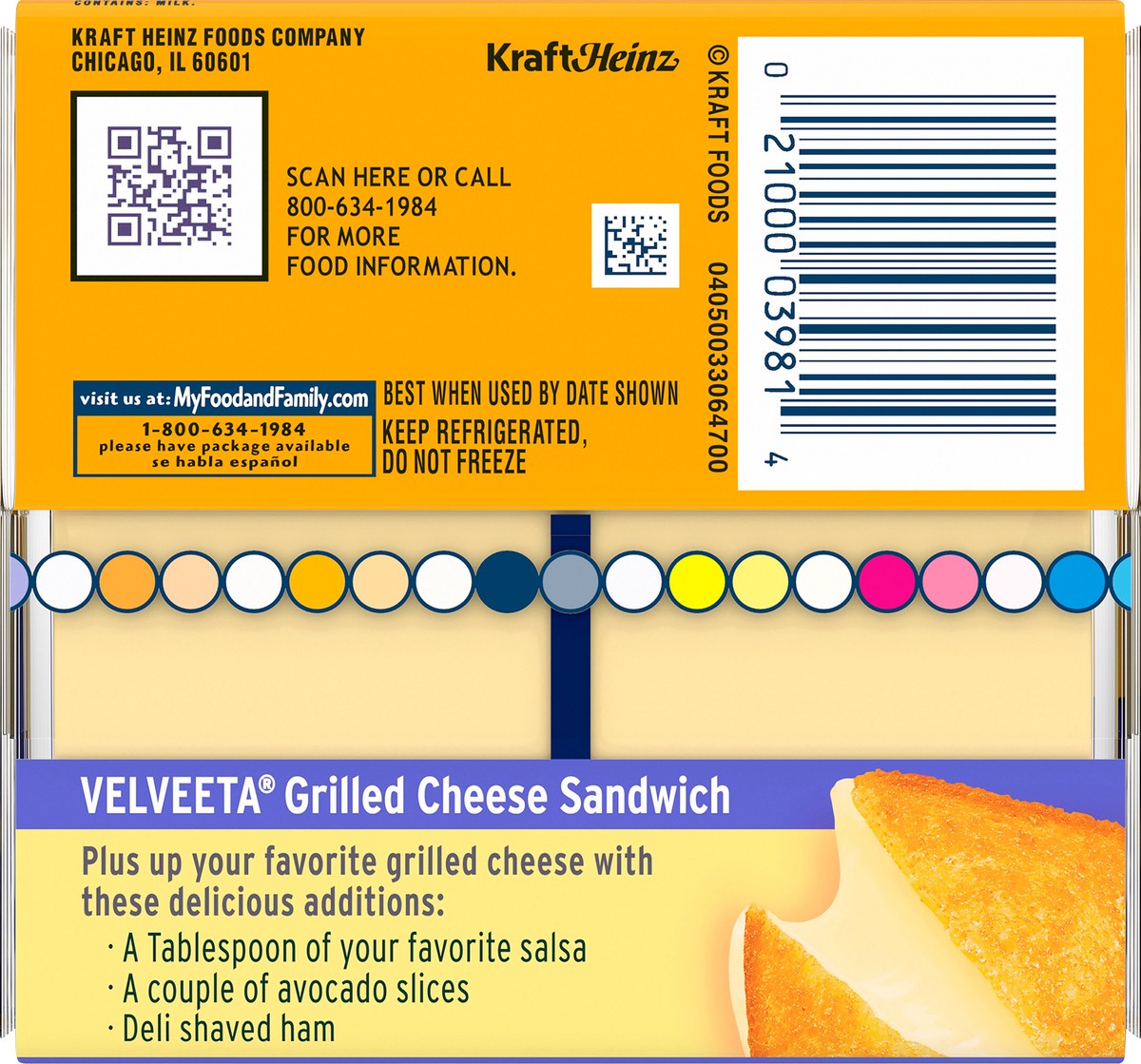 slide 4 of 9, Velveeta Slices Queso Blanco Cheese, 16 ct Pack, 16 ct