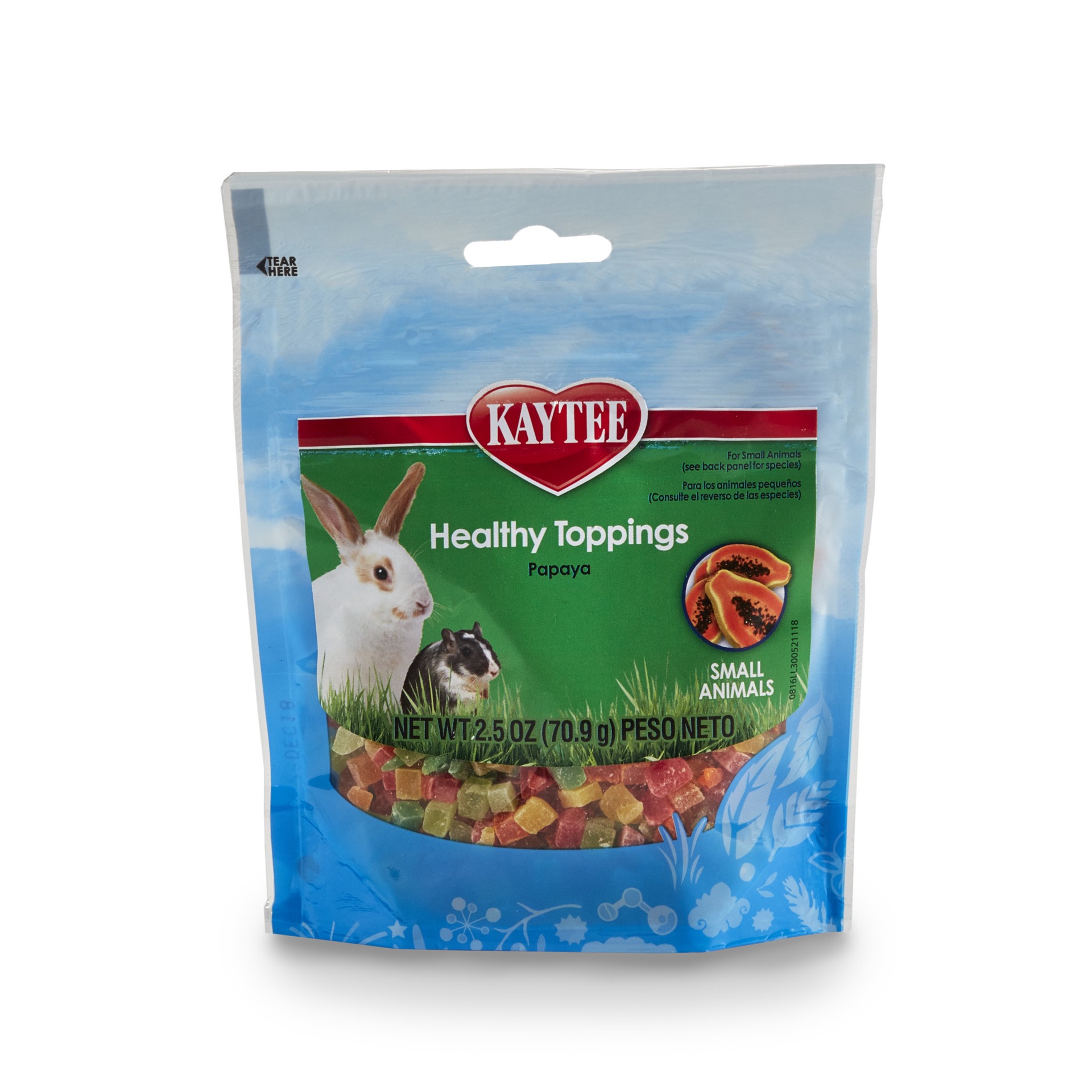 slide 2 of 4, Kaytee Pet Specialty Kaytee Healthy Toppings Papaya Treat for Small Animals 2.5 oz, 2.5 oz