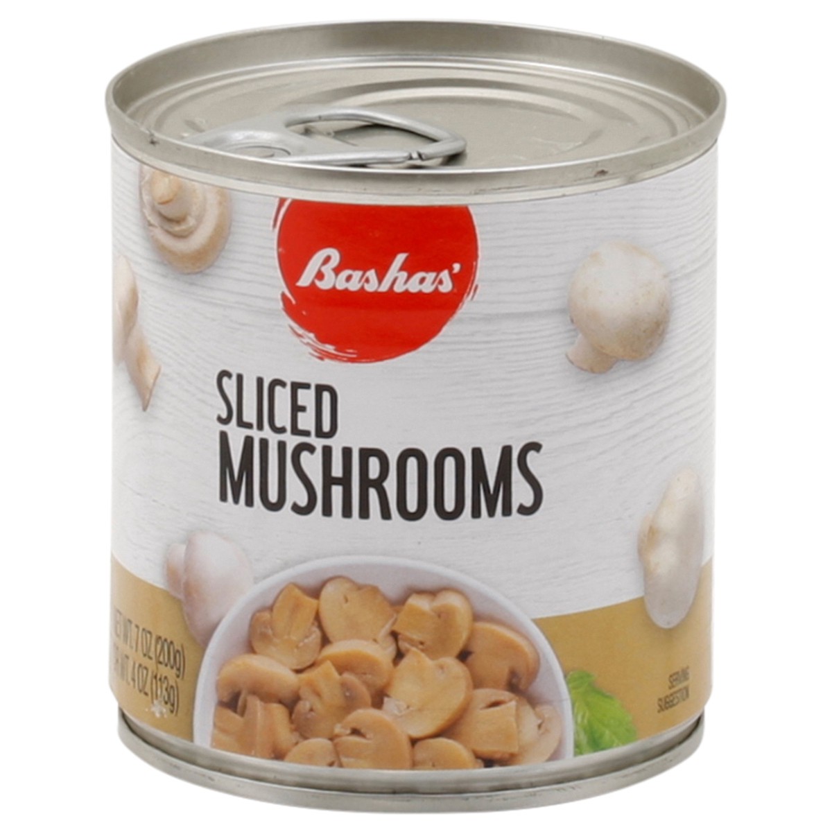 slide 4 of 13, Bashas Mushrooms Sliced, 4 oz