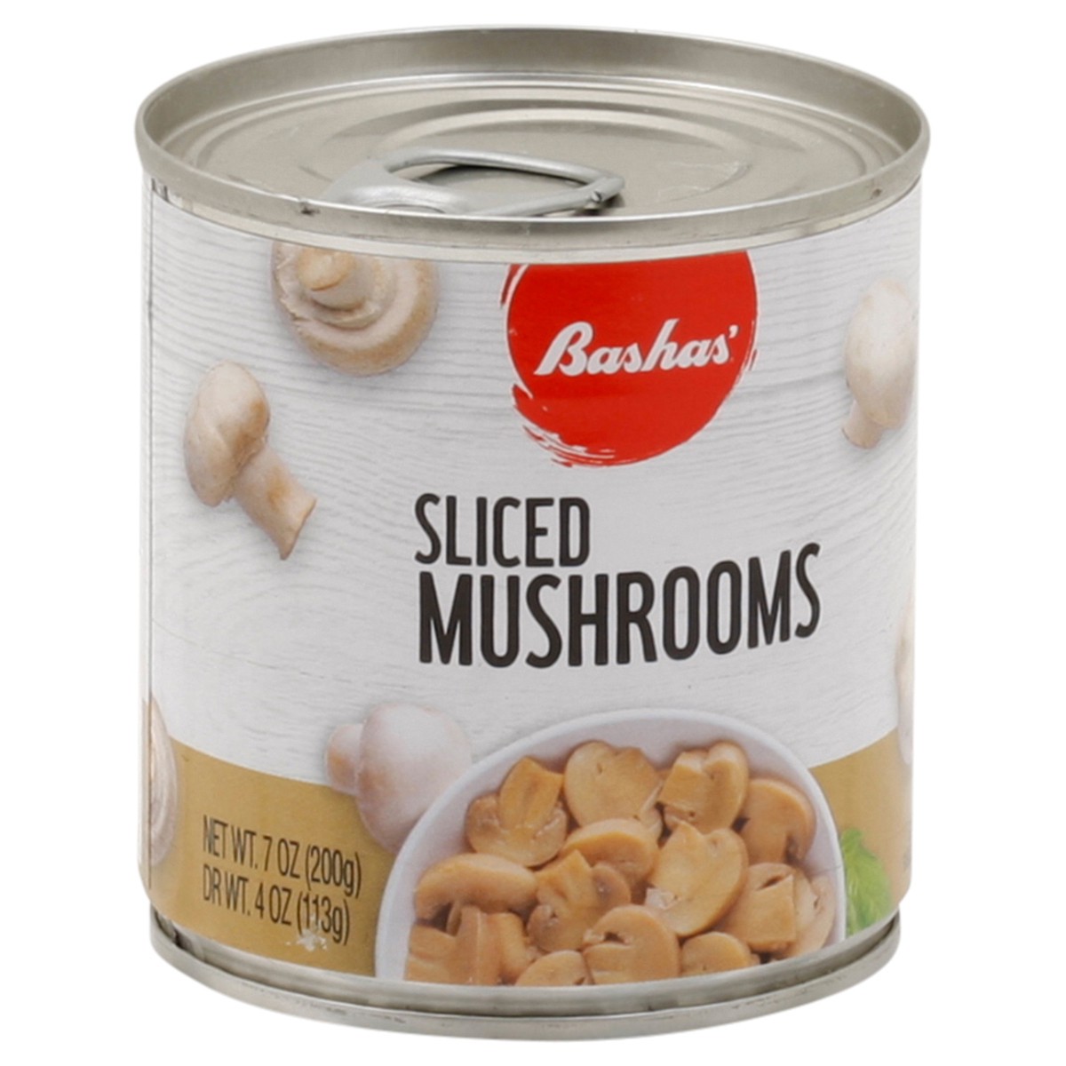 slide 3 of 13, Bashas Mushrooms Sliced, 4 oz