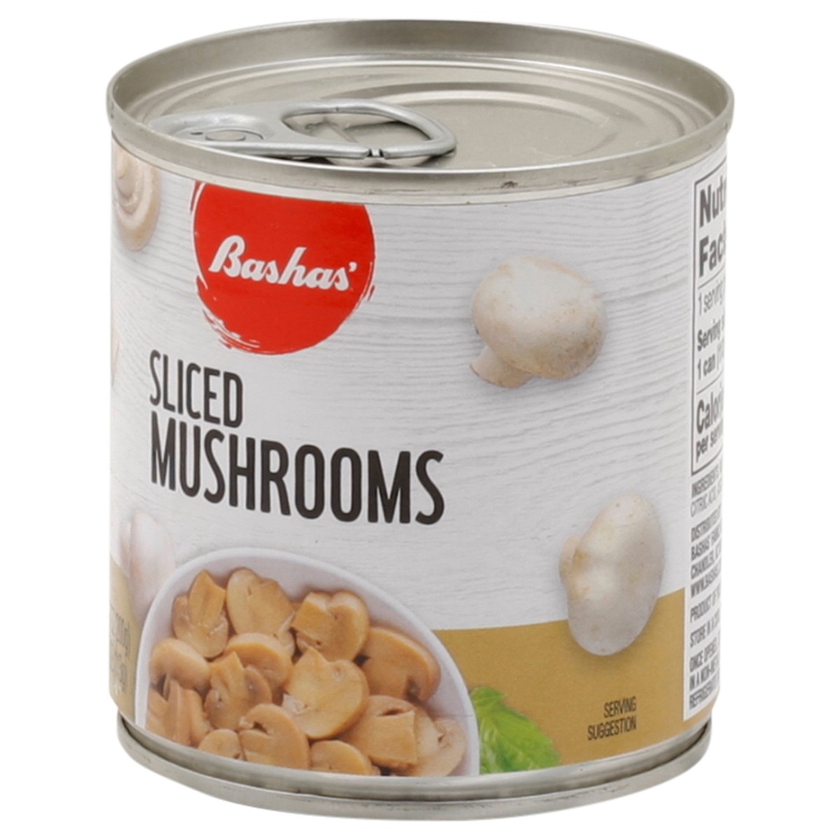 slide 10 of 13, Bashas Mushrooms Sliced, 4 oz
