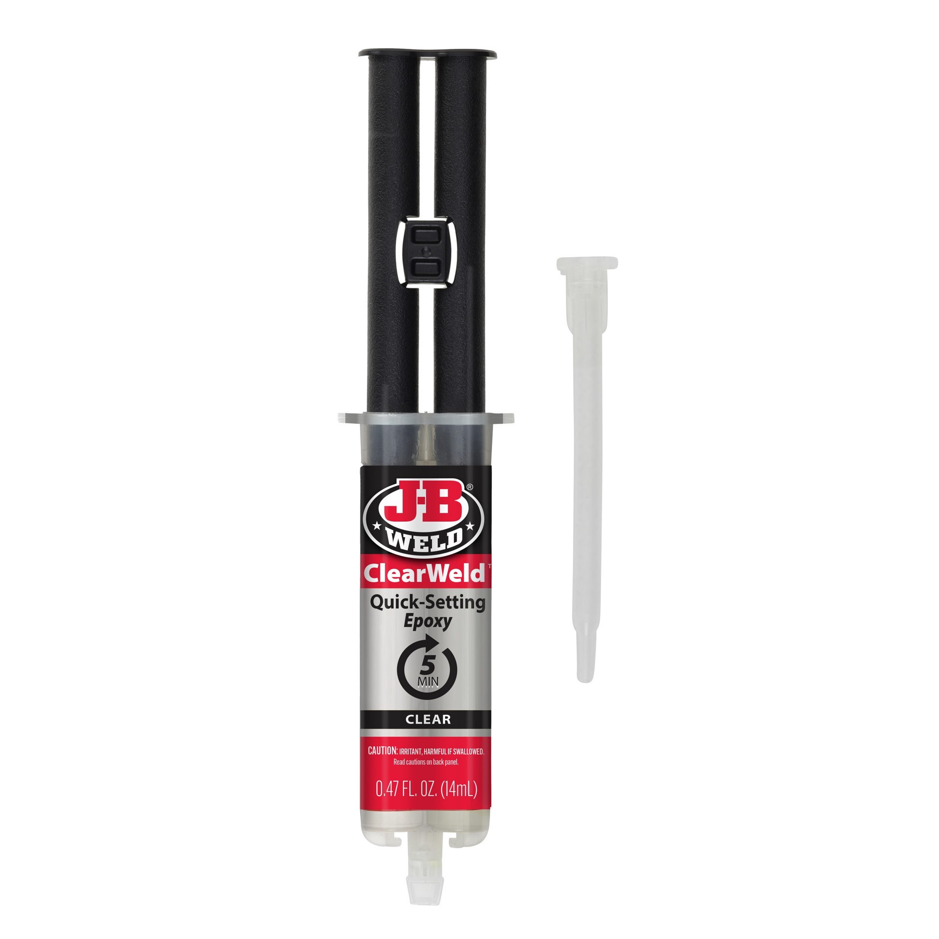 slide 3 of 6, J-B WELD Clearweld Clear Epoxy Adhesive, 