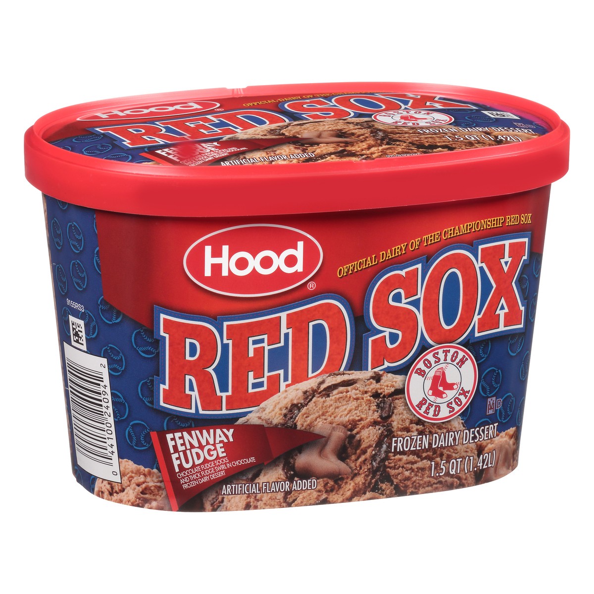 slide 3 of 10, Hood Red Sox Fenway Fudge Frozen Dairy Dessert, 1.5 Quarts, 1.5 qt