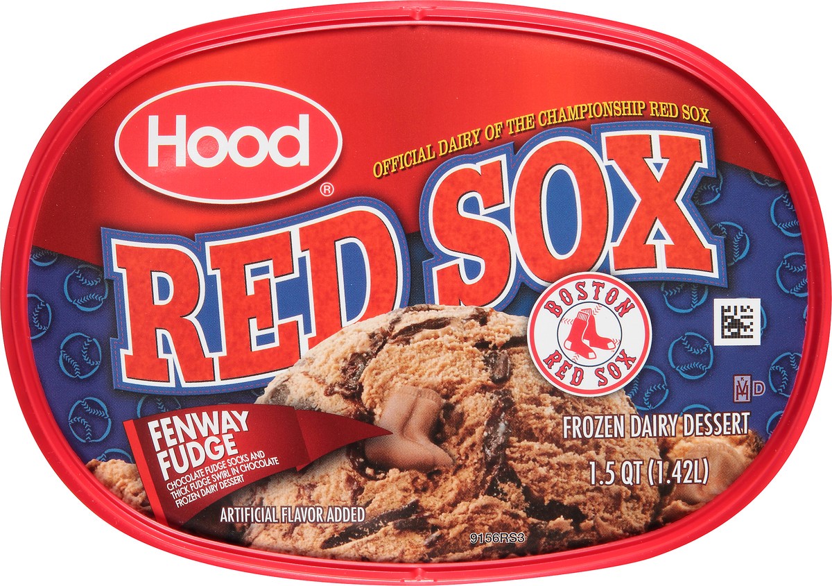 slide 7 of 10, Hood Red Sox Fenway Fudge Frozen Dairy Dessert, 1.5 Quarts, 1.5 qt