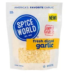 Spice World Garlic Diced 5 Oz - 5 OZ