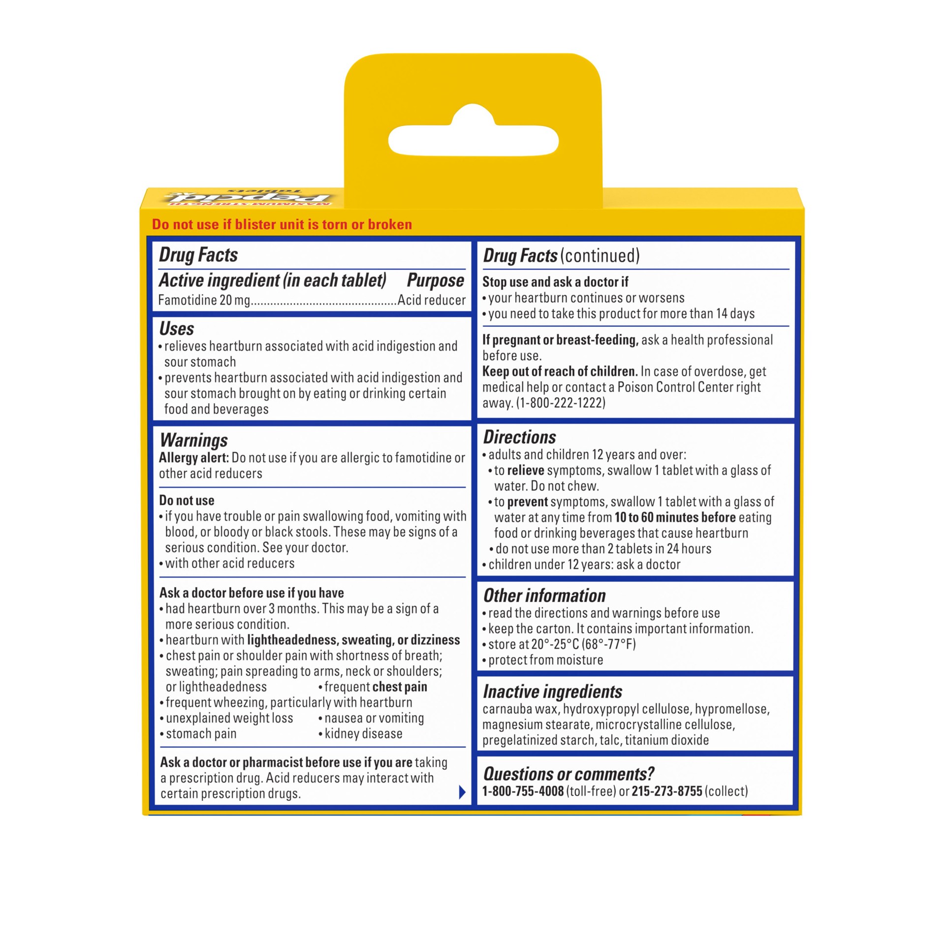 slide 8 of 10, Pepcid AC Maximum Strength for Heartburn Prevention & Relief, 8 ct, 8 ct