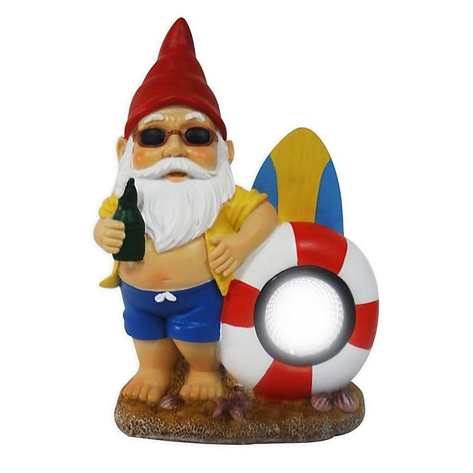 slide 1 of 2, Destination Summer Solar Beach Gnome, 1 ct