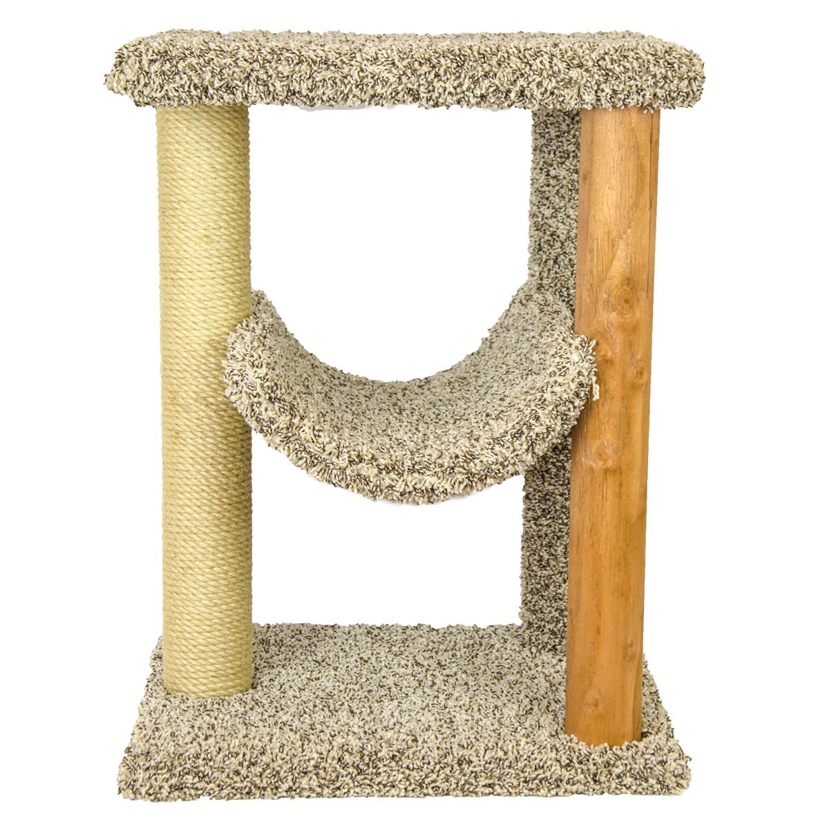 slide 1 of 3, Meijer Kitty Cradle With Perch, 1 ct