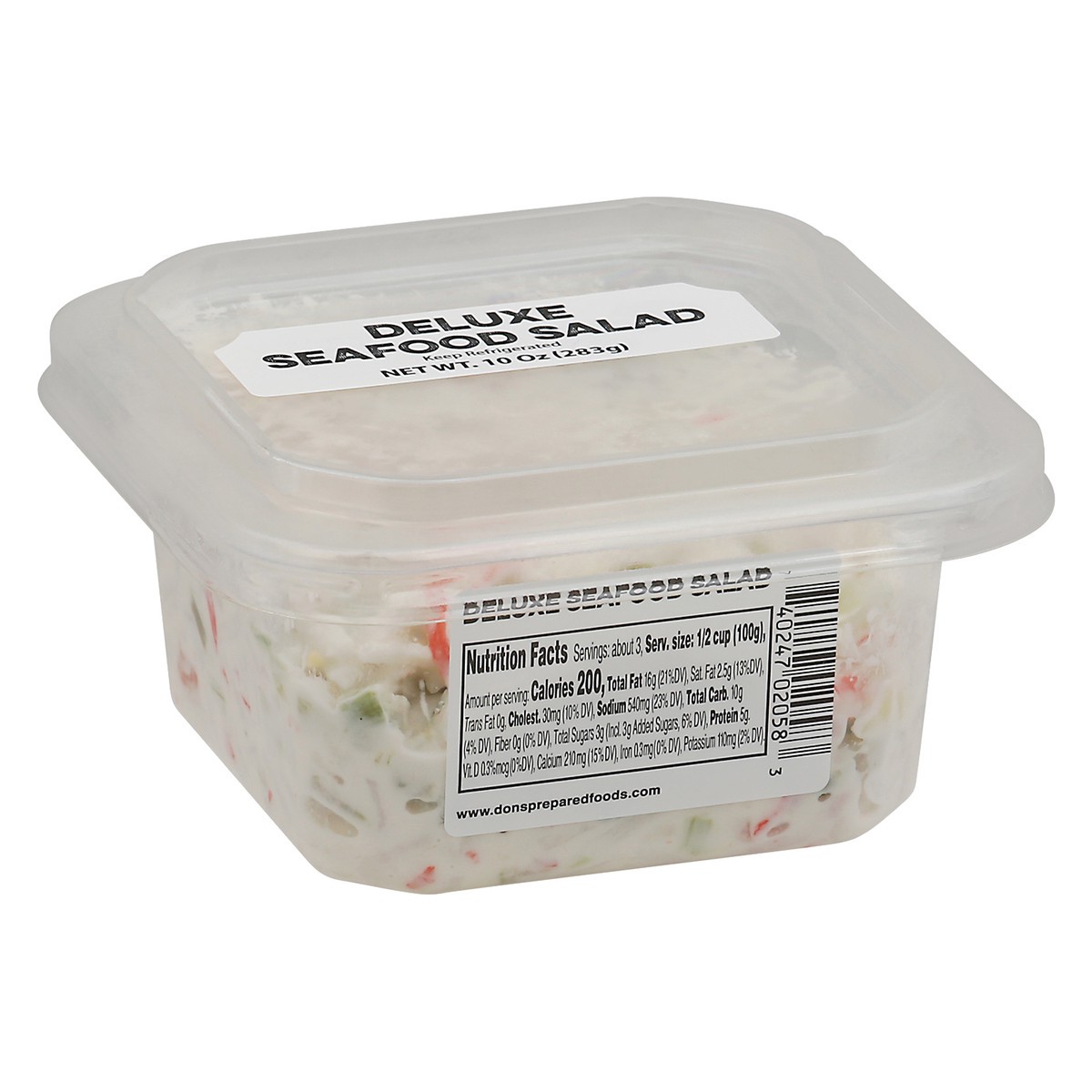 slide 3 of 4, Deluxe Seafood Salad, 1 ct